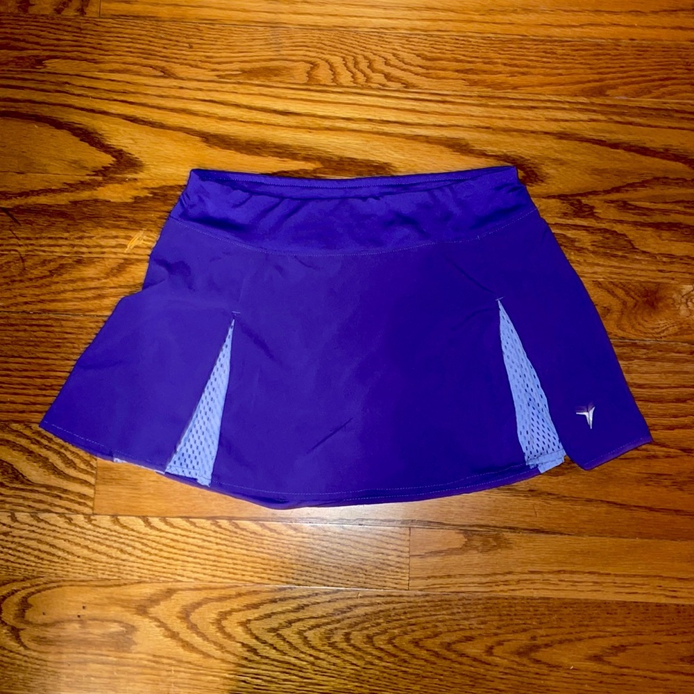 purple tennis skirt